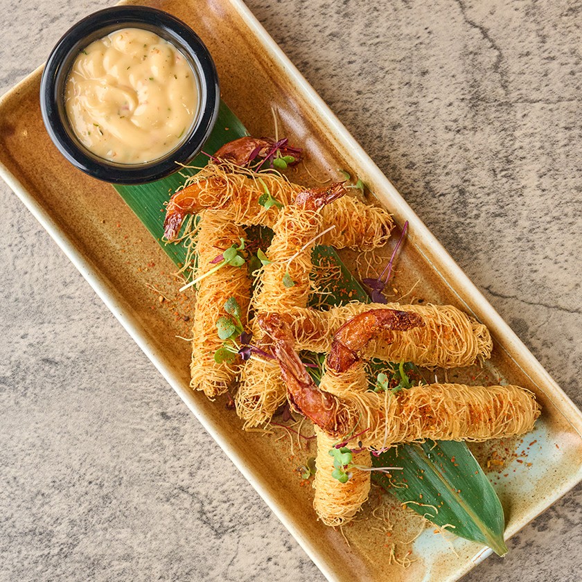 Royal Kunafa Shrimps
