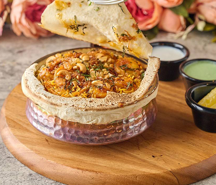 Sultani Shrimp Biryani